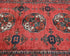 3x5 Red Ersari Afghan Hand Knotted Veg Dye Wool Area Rug